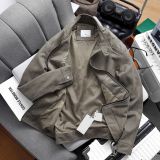  Áo Khoác Da Lộn Cổ Đứng Suede Jacket 1790 