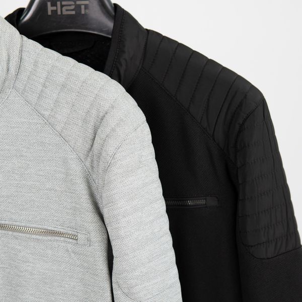  Áo Khoác Nỉ Da Cá Hai Lớp Phối Viền Vai BAK005 