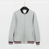  Áo Khoác Bomber Nỉ Da Cá Phối Viền BAK017 