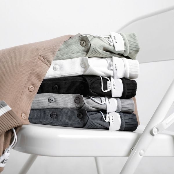  Áo PoLo Phối Viền Thêu Logo 1791 