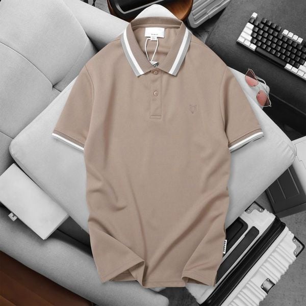  Áo PoLo Phối Viền Thêu Logo 1791 