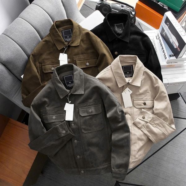  Áo Khoác Kaki 2 Túi Ngực Kaki Jacket 1798 