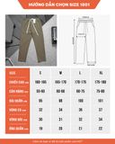  Quần Nỉ Da Cá Regular Felt Pants 1801 