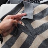  Áo Len Polo Sọc Ngang Stripe Sweater 1805 
