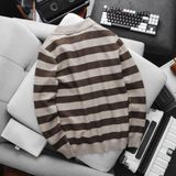  Áo Len Polo Sọc Ngang Stripe Sweater 1805 