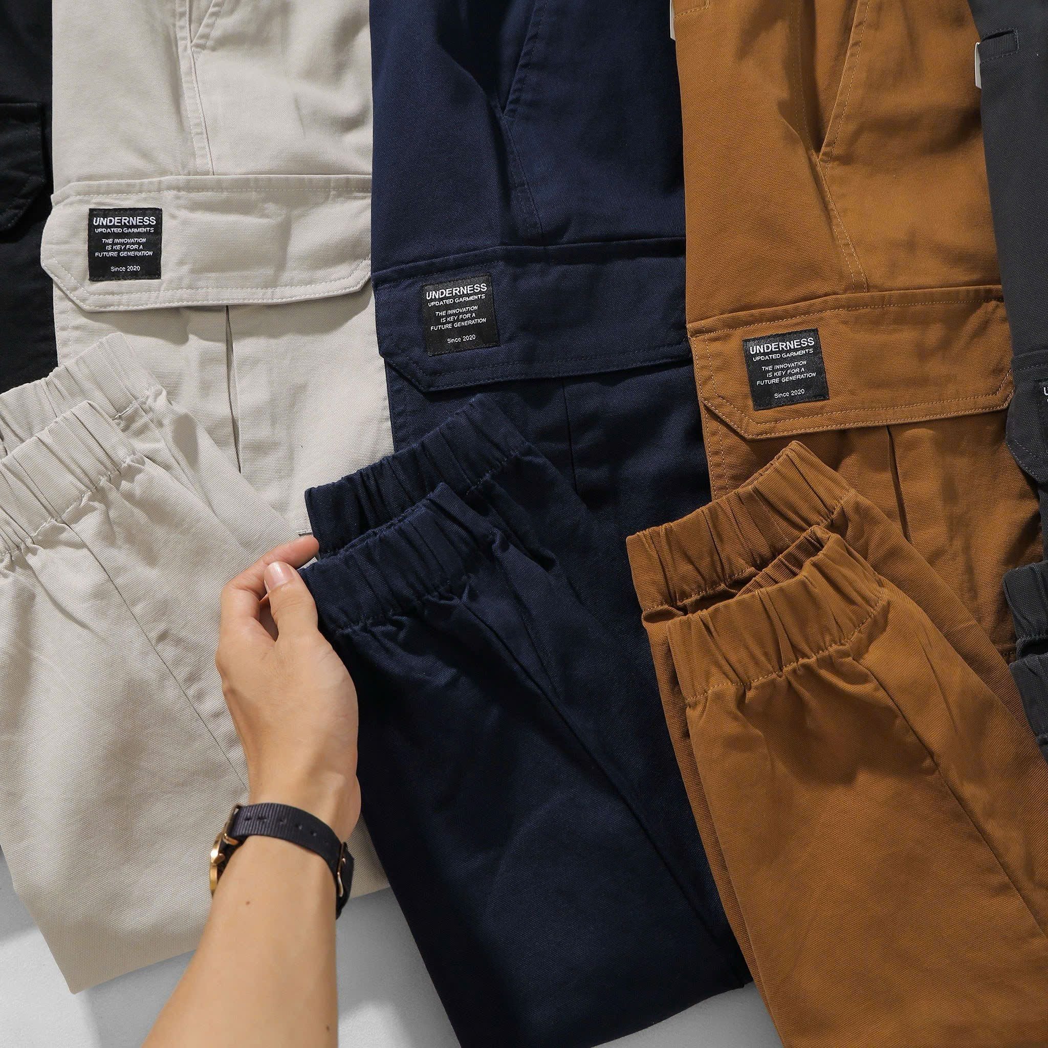  Quần Jogger Kaki Túi Hộp 1808 