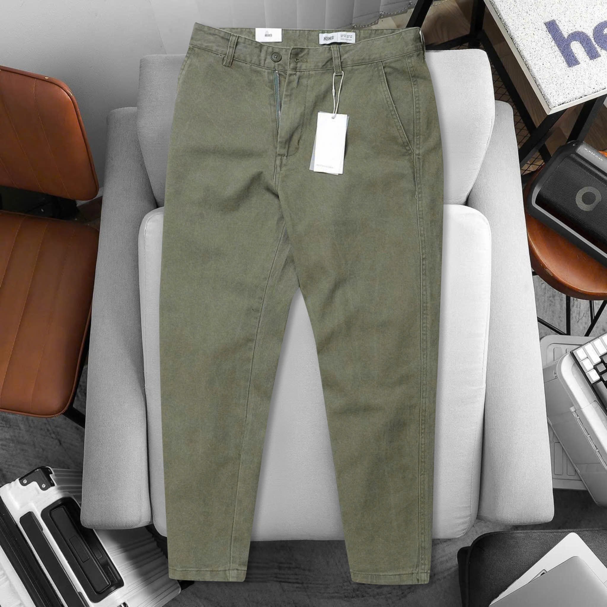 Quần Kaki Giả Jeans Straight Fit 1806