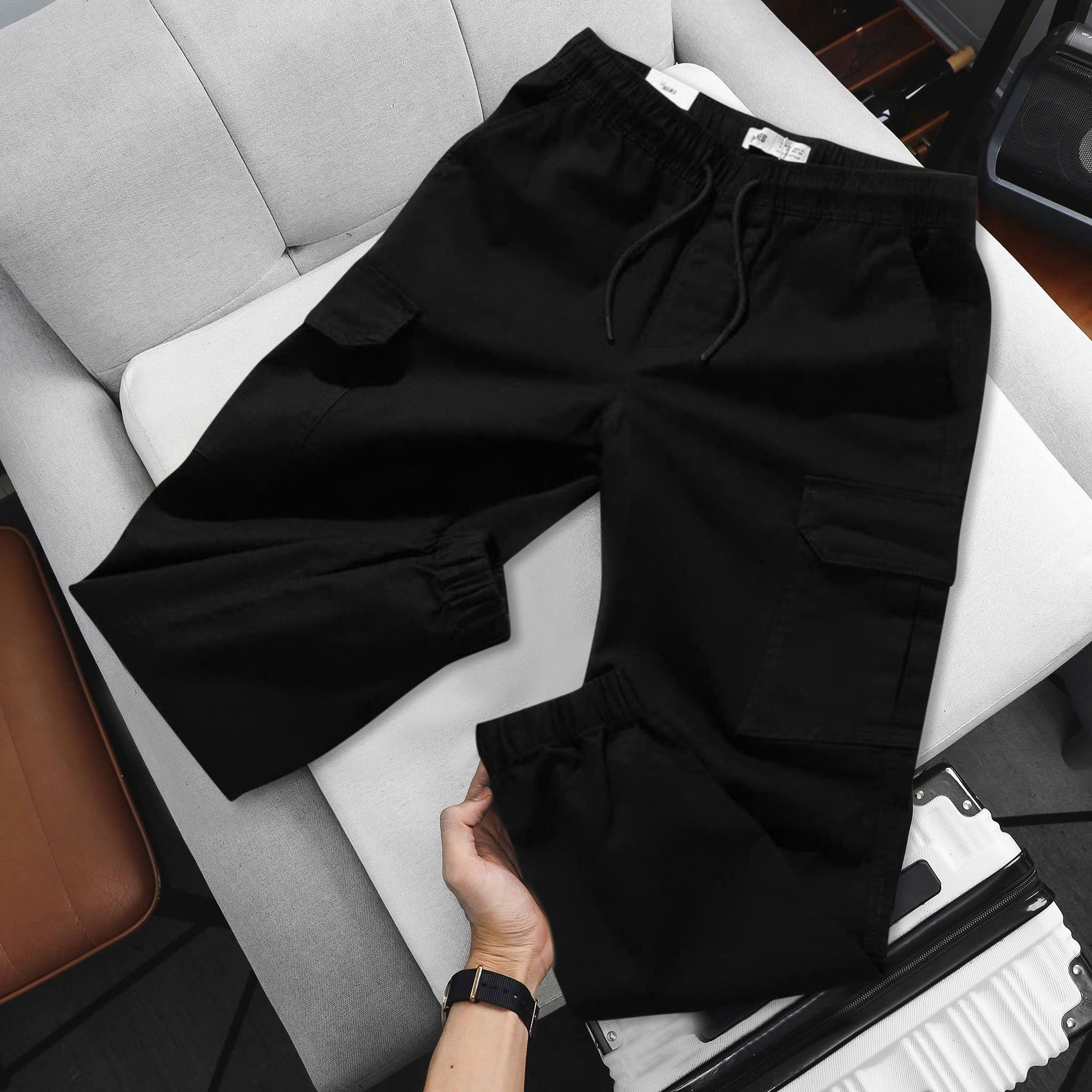  Quần Jogger Kaki Túi Hộp 1808 