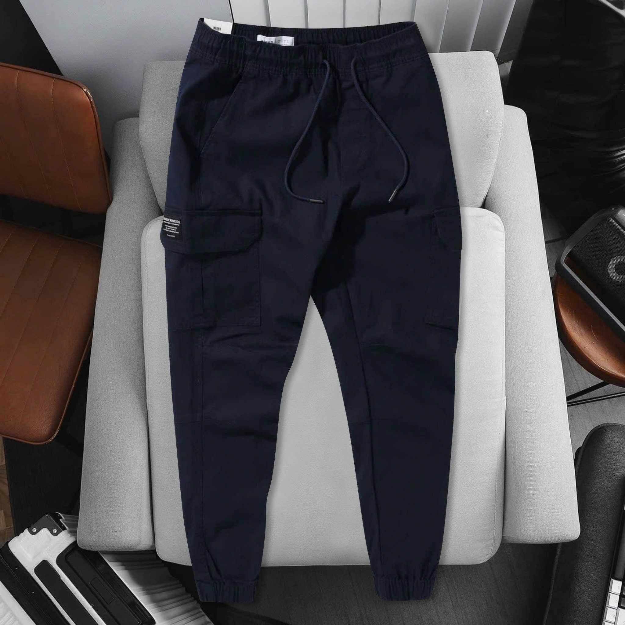  Quần Jogger Kaki Túi Hộp 1808 