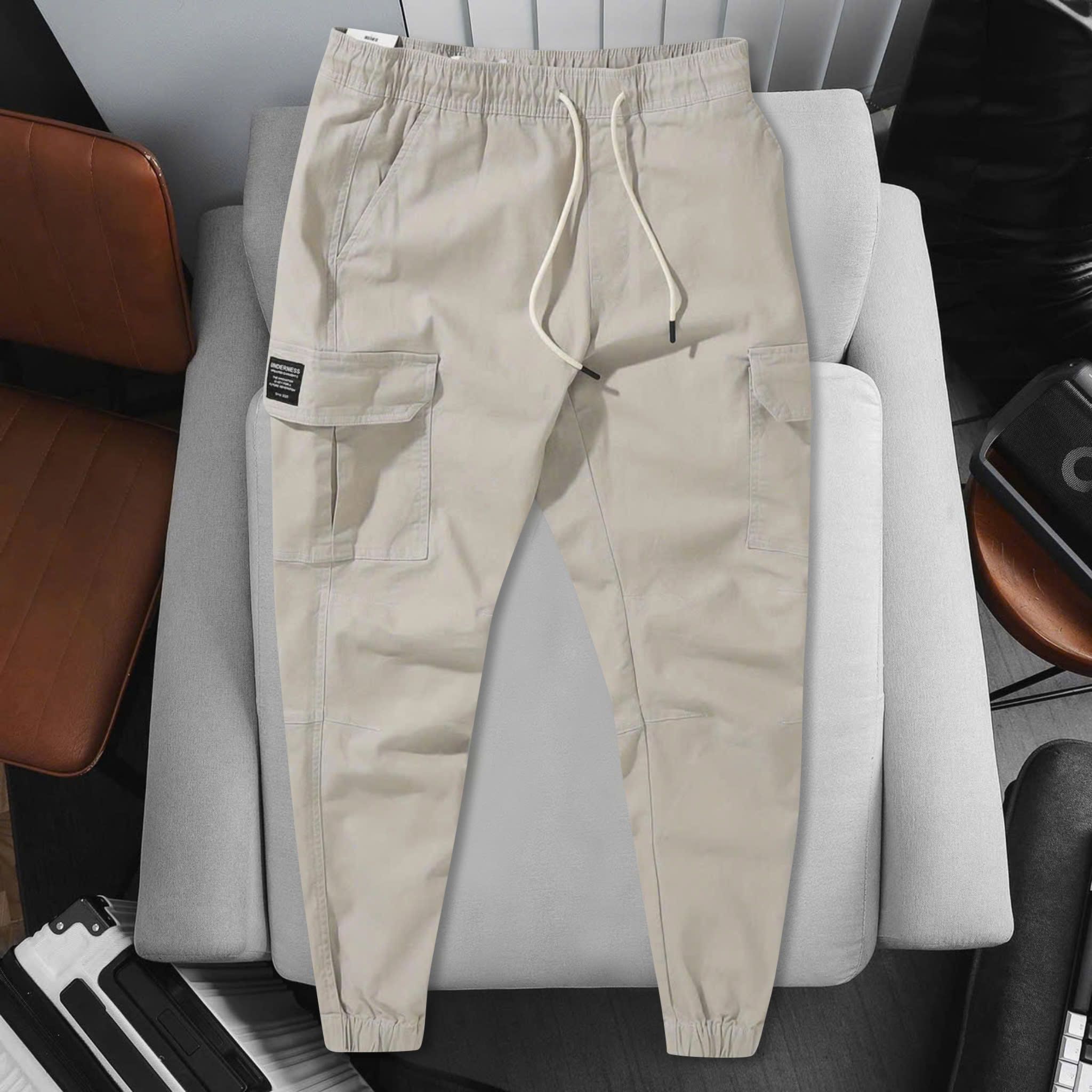  Quần Jogger Kaki Túi Hộp 1808 