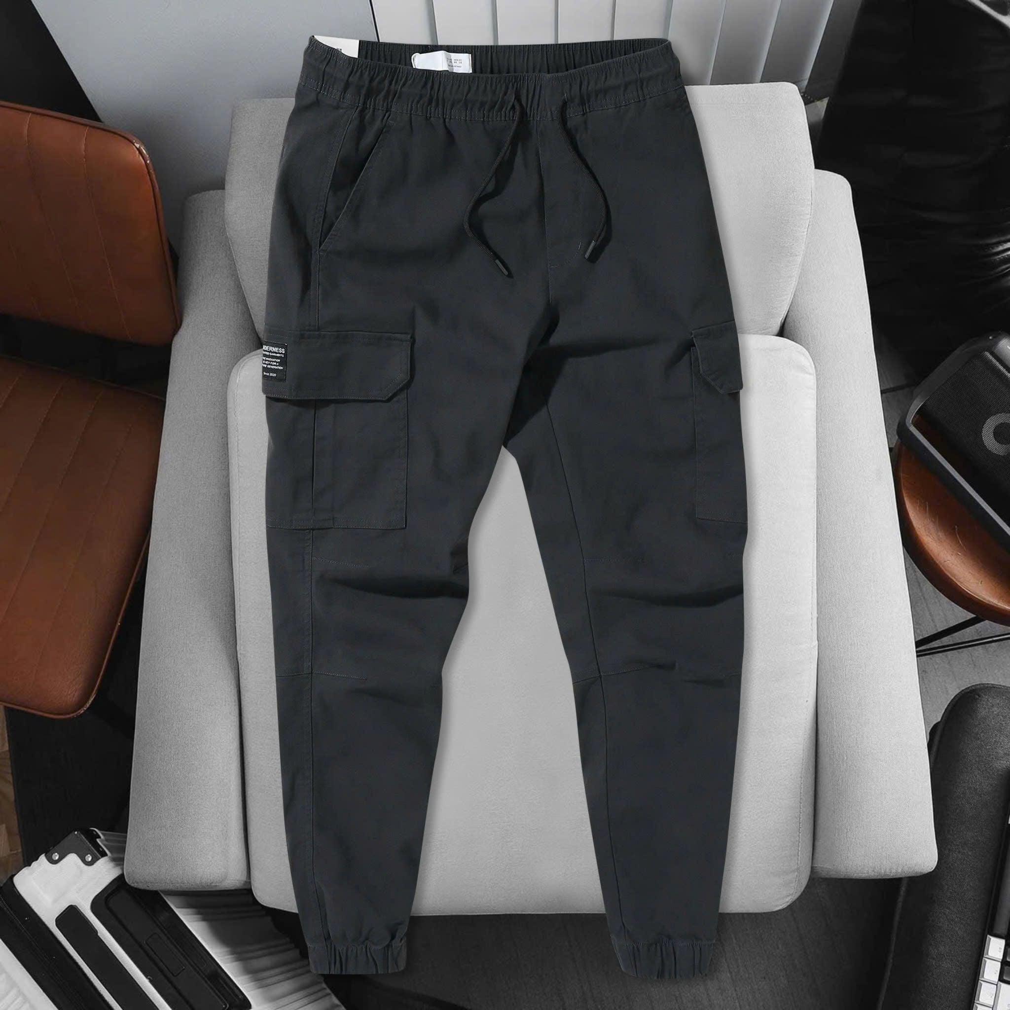  Quần Jogger Kaki Túi Hộp 1808 