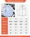  Áo Sơ Mi Cotton Gân Chéo Anti-Wrinkle Shirt 1807 