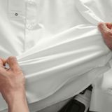  Áo Sơ Mi Trắng Viền Cổ Modal Shirts 1811 