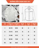  Áo Sơ Mi Trắng Viền Cổ Modal Shirts 1811 