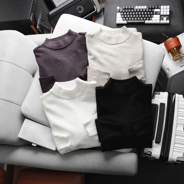  Áo Len Cổ Ba Phân 1812 