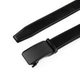  Thắt Lưng Nam Mặt Trơn Viền Đen Cao 1819 