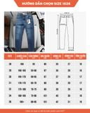  Quần Jeans Dark Blue Wash Slimfit 1826 