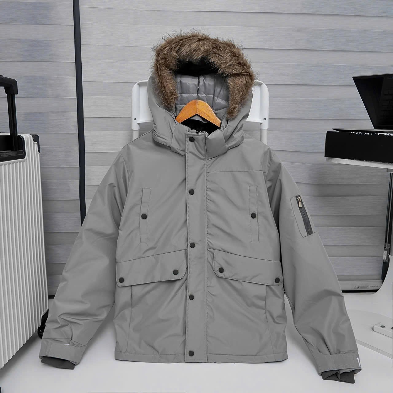 Áo Khoác Parka Chần Bông Simwood Denim 1698