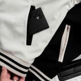  Áo Khoác Dạ Chéo Phối Da Lộn 1835 