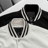  Áo Khoác Dạ Chéo Phối Da Lộn 1835 