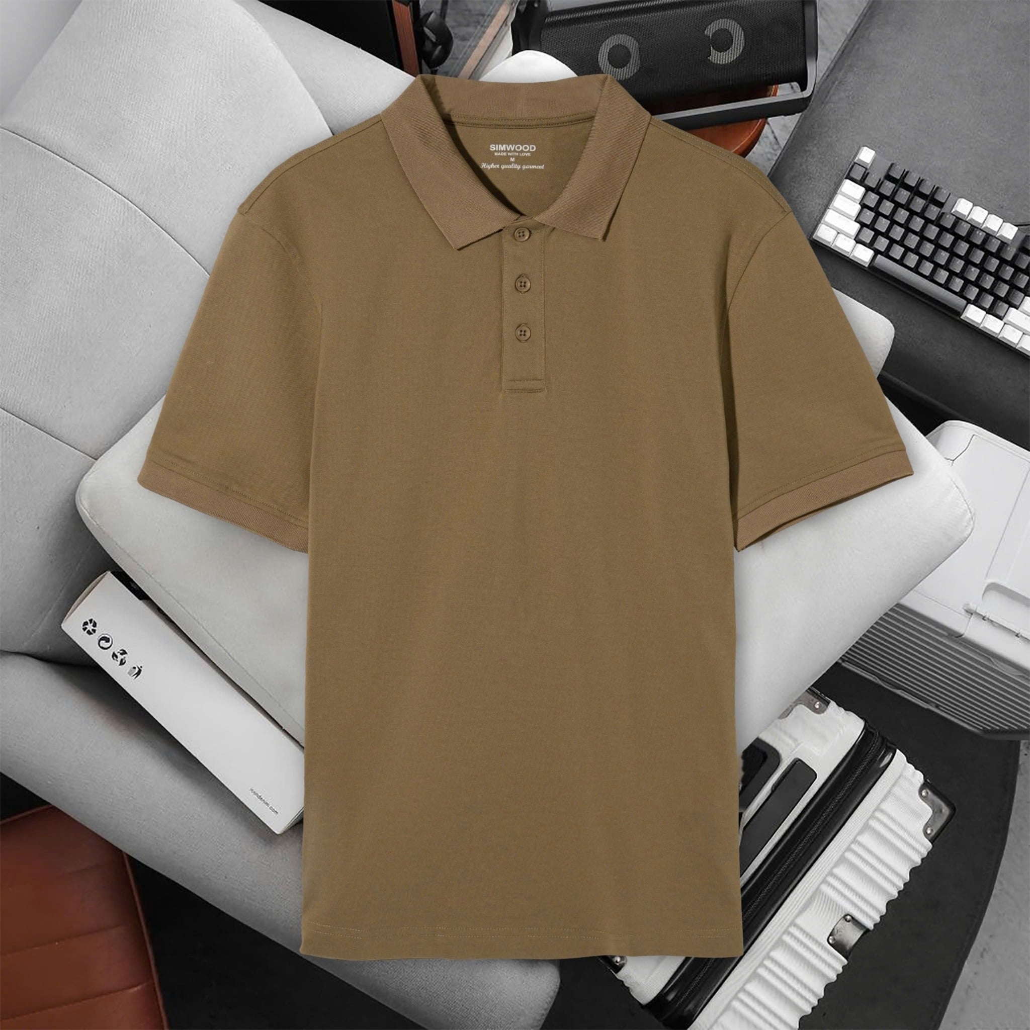 Áo Polo Cotton USA Basic Simwood 1649