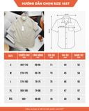  Áo Sơ Mi Cotton sọc gân 1887 