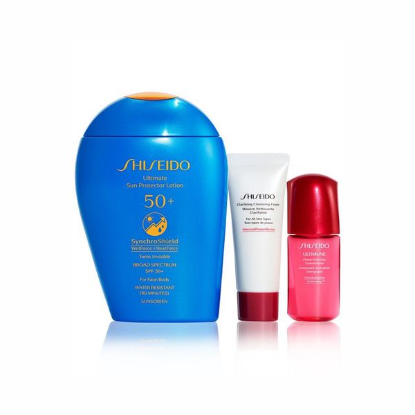  Bộ Quà Tặng Bảo Vệ Da 3 Bước 3-Pc. Skin Protection Superstars Gift Set [Kem chống nắng SPF 50+ 50ml, Sửa rửa mặt 15ml, Huyết thanh 10ml] 