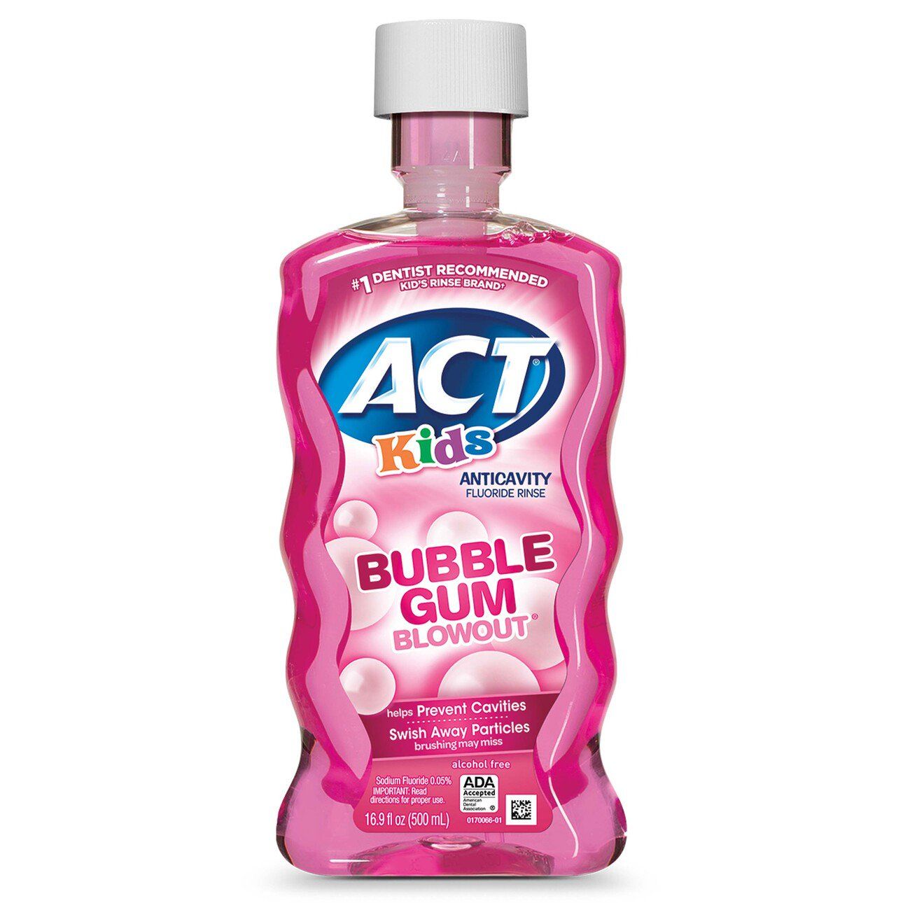  Nước Súc Miệng ACT Kids Anticavity Fluoride Rinse Dành Cho Trẻ Em - Nhãn Hiệu Được Các Nha Sĩ Mỹ Khuyên Dùng [Chai 500ml] 