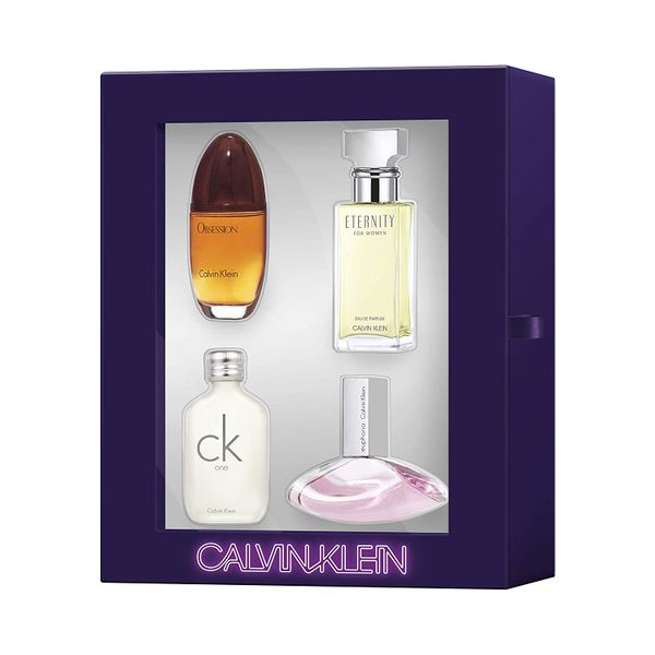  Set Nước Hoa Nữ 4 Mùi Hương Calvin Klein 4-Pc. Women's Fragrances Gift Set [Chai 15ml] 