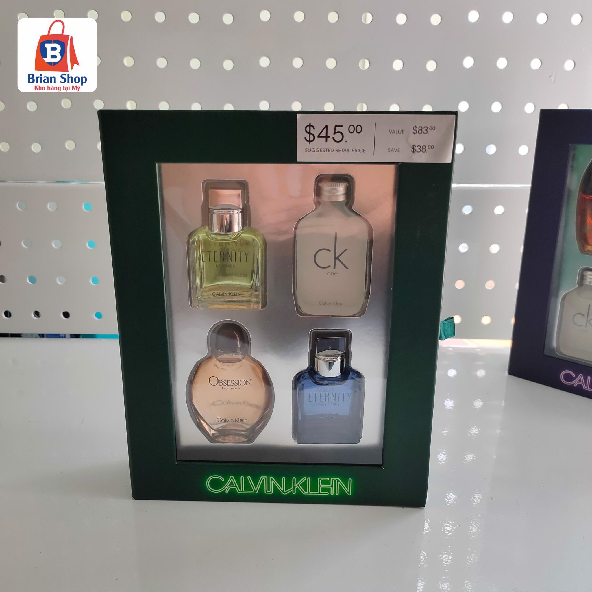  Set Nước Hoa Nam 4 Mùi Cổ Điển Calvin Klein Men's 4-Pc. Classics Gift Set [Chai 15ml] 