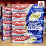  Kem Đánh Trắng Răng Colgate Total Advanced Whitening Toothpaste [Tuýp 181g] 