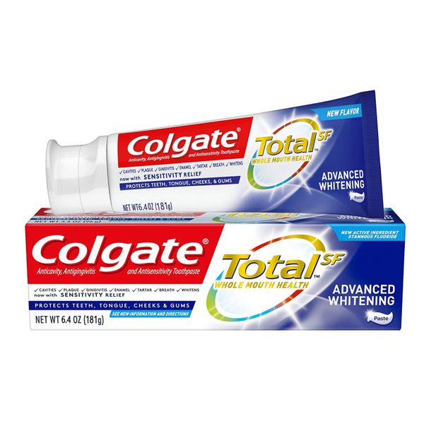  Kem Đánh Trắng Răng Colgate Total Advanced Whitening Toothpaste [Set 5 Tuýp, 181g/tuýp] 