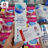  Kem Đánh Răng Bảo Vệ Nướu Crest Gum Detoxify 147 gram [Tuýp 147g] 