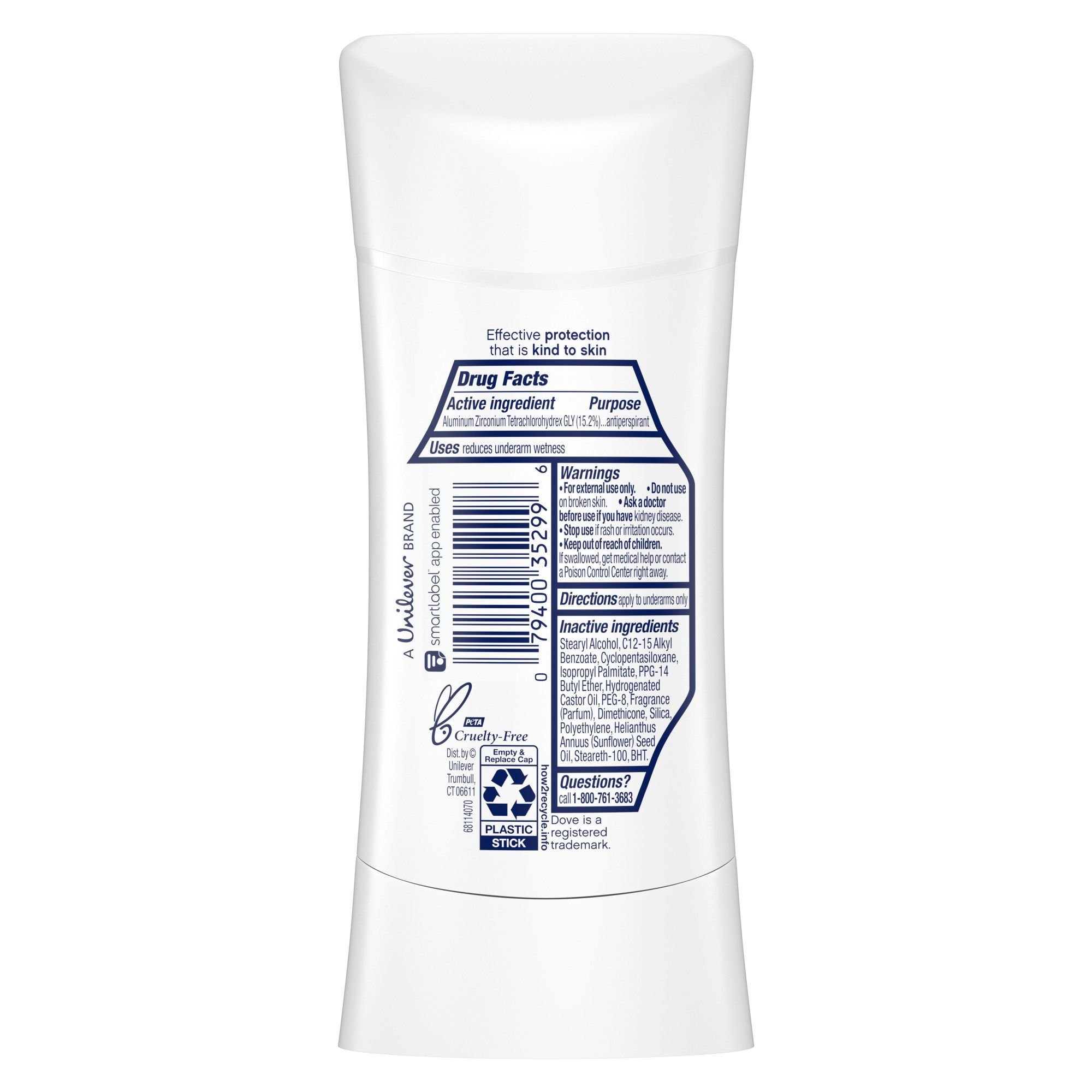  Lăn Khử Mùi Dạng Sáp Chiết Xuất Từ Trái Lựu Dove Advanced Care Antiperspirant Deodorant Stick Revive [Chai 74g] 