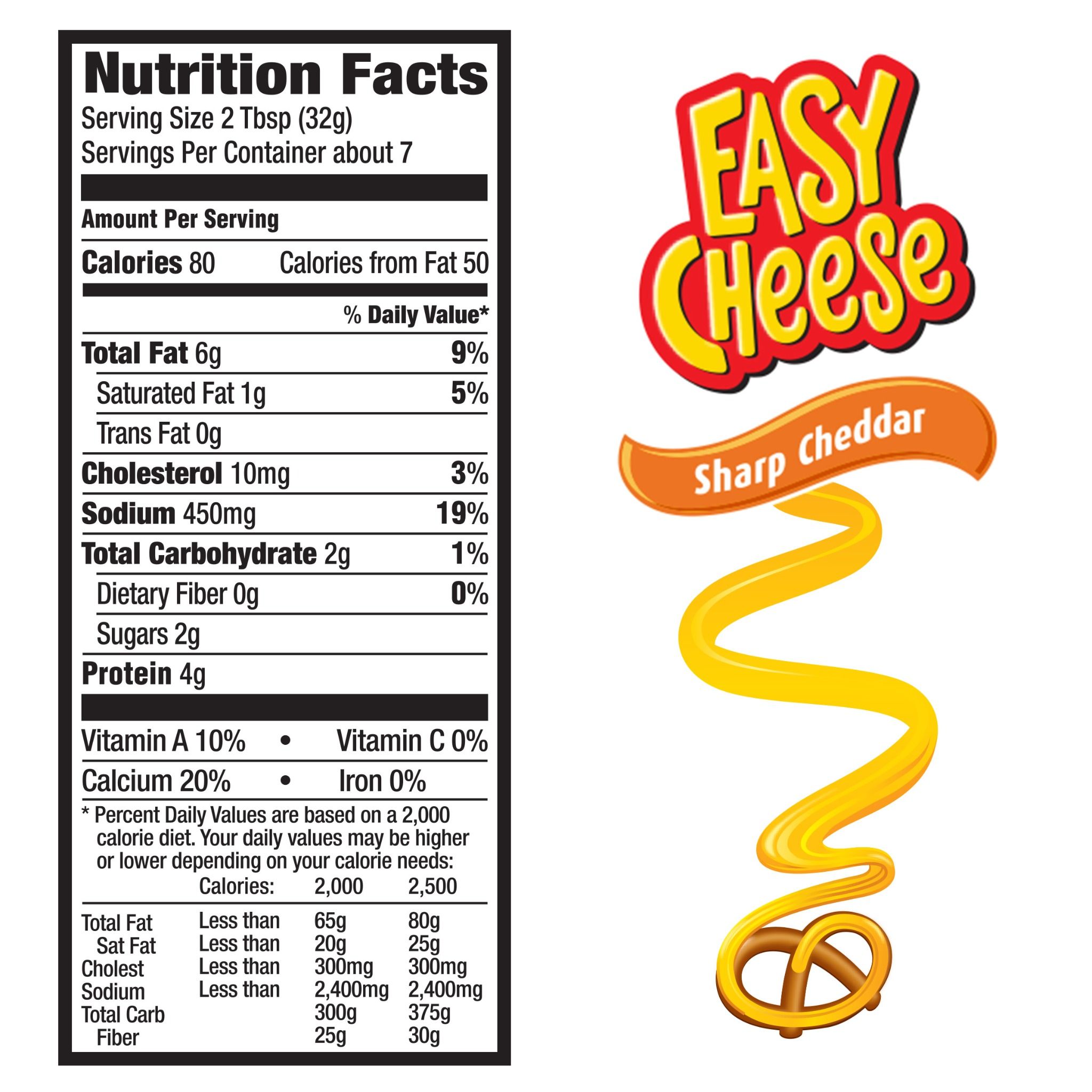  Easy Cheese Sharp Cheddar Cheese Snack 226g 