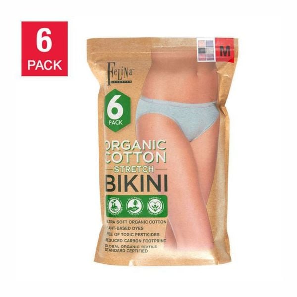  Set 06 Quần Lót Felina Organic Cotton Bikini 6-Pack [Set 06 cái] 