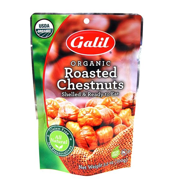  Hạt Dẻ Luộc Galil organic roasted chestnuts [Túi 100g] 