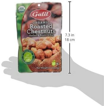  Hạt Dẻ Luộc Galil organic roasted chestnuts [Túi 100g] 