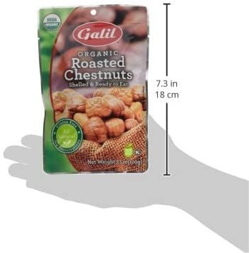  Hạt Dẻ Luộc Galil organic roasted chestnuts [Túi 100g] 