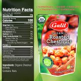  Hạt Dẻ Luộc Galil organic roasted chestnuts 6 pack [Hộp 06 túi, 100g/túi] 