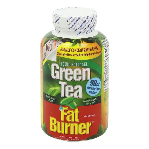  Viên Uống Hỗ Trợ Giảm Cân Chiết Xuất Trà Xanh Green Tea Fat Burner, 200 Liquid Soft-Gels [Hộp 200 viên] 