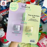  Set Kem Dưỡng Da Mắt Chống Lão Hóa Ngày & Đêm Boscia Botanical + Science Easy On The Eye Trio Day & Night Eye Set Cream & Balm [Set 03 hộp] 