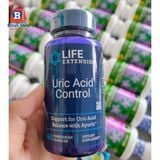  Viên Uống Dành Cho Bệnh Nhân Gút Life Extension Uric Acid Control, 60 Vegetarian Capsules [Hộp 60 viên] 