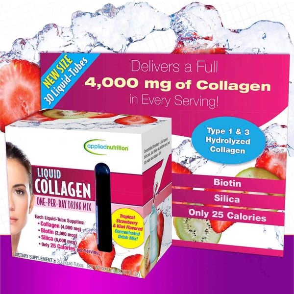  Collagen nước dạng ống Liquid Collagen Skin Revitalization 4.000mg [Hộp 30 ống] 