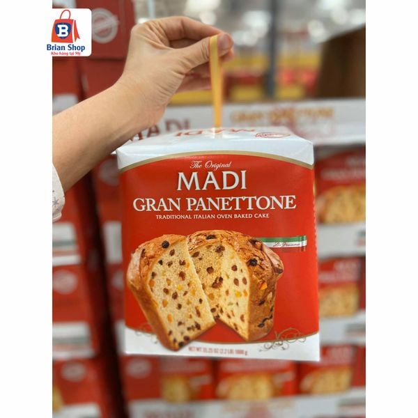 Bánh Mì Nho Khô Truyền Thống Italy Madi gran panettone [Bánh 1kg] 