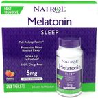  Viên Uống Hỗ Trợ Ngủ Ngon Natrol Melatonin 5 mg. Fast Dissolve Tablets, 250 Tablets [Hộp 250 viên] 