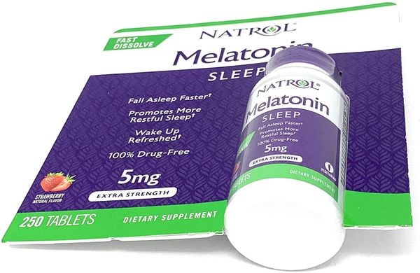  Viên Uống Hỗ Trợ Ngủ Ngon Natrol Melatonin 5 mg. Fast Dissolve Tablets, 250 Tablets [Hộp 250 viên] 