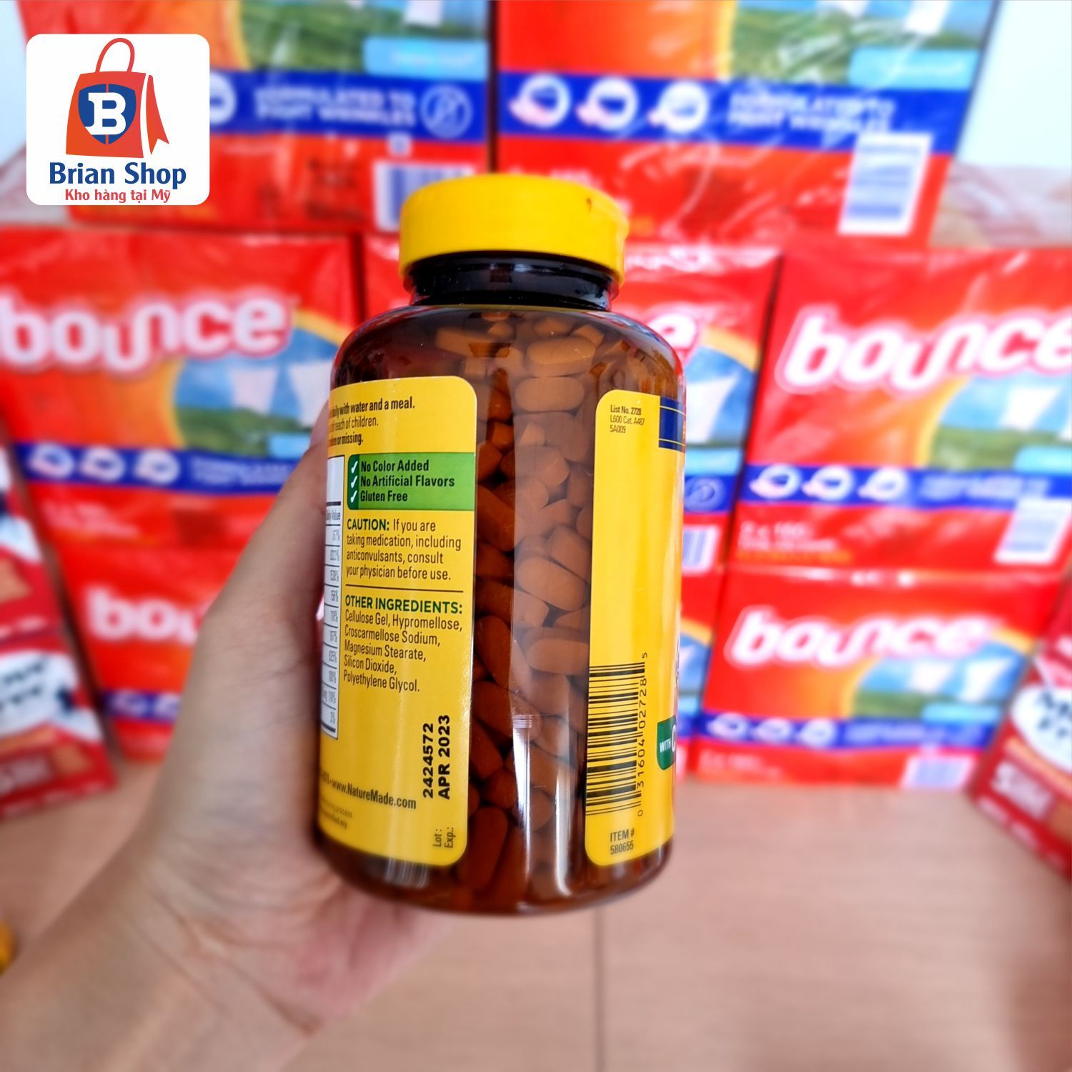  Viên Uống Bổ Sung Vitamin B Nature Made [Hộp 460 viên] 