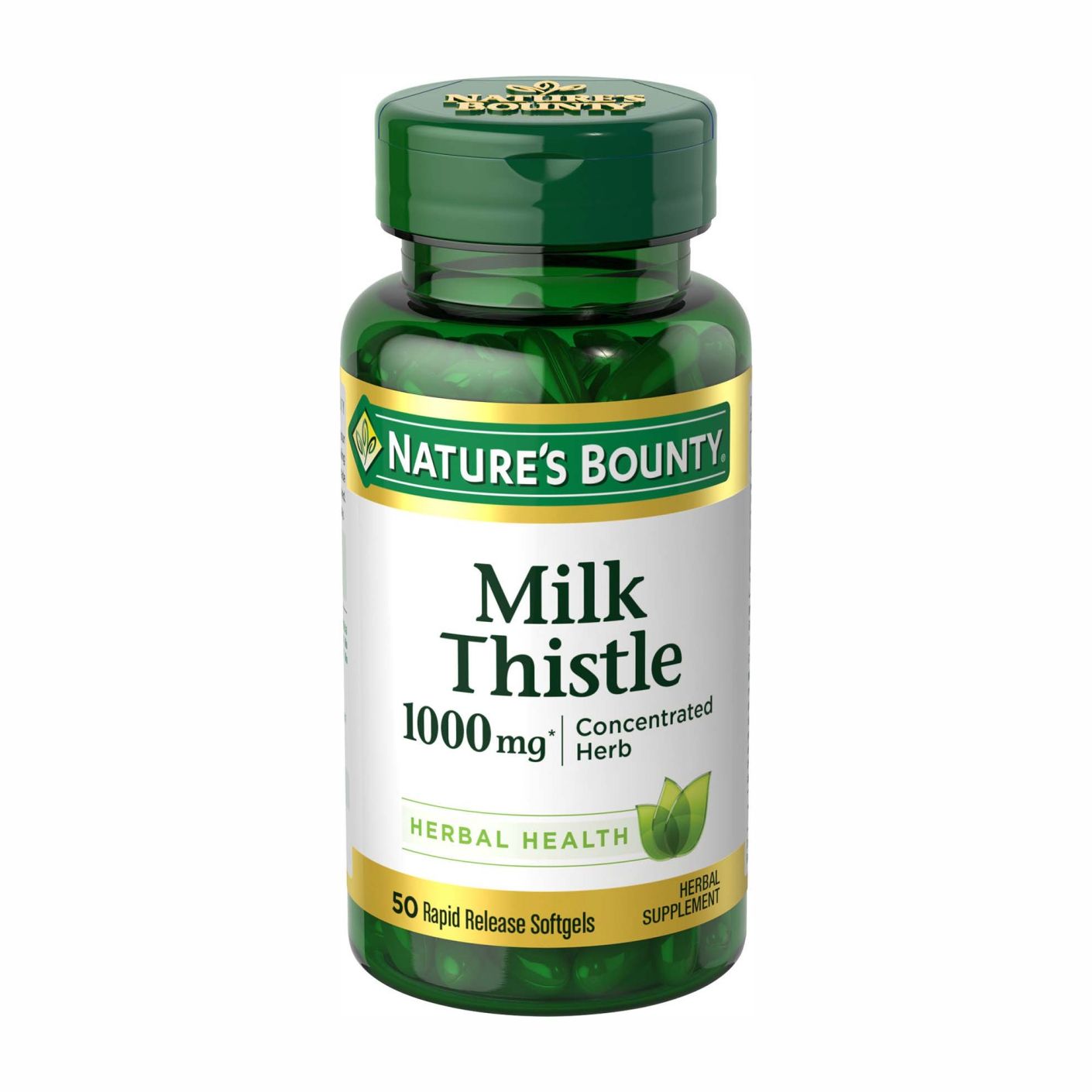  Viên Uống Bổ Gan - Giải Độc Nature's Bounty® Milk Thistle 1000 mg, 50 Softgels [Hộp 50 viên] 