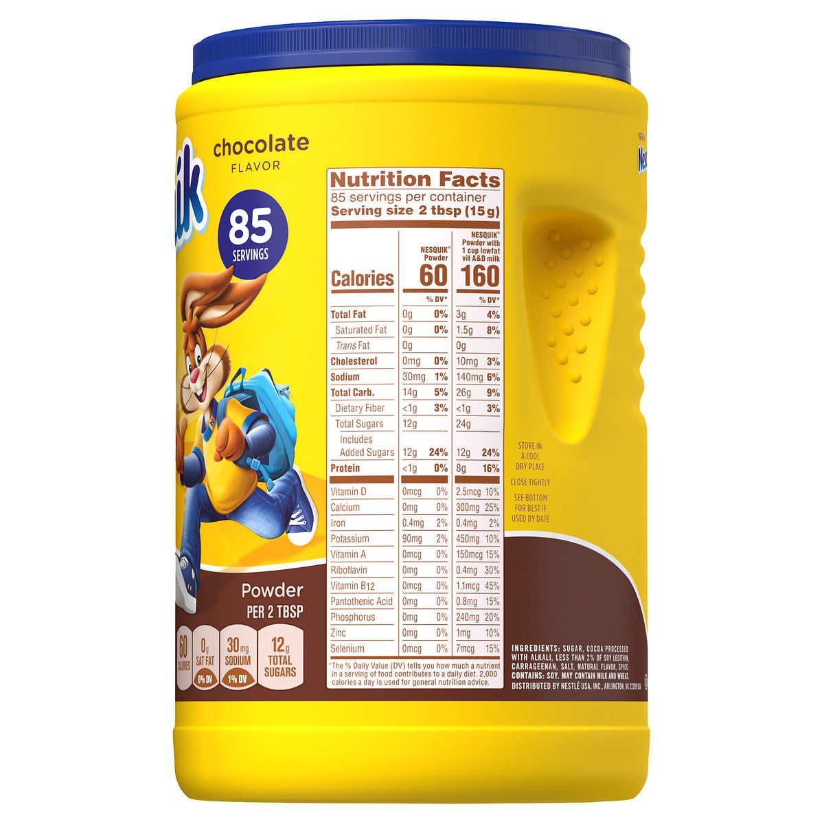  Bột Cacao Nestle Nesquik Chocolate Drink Mix [Hộp 1.275kg] 